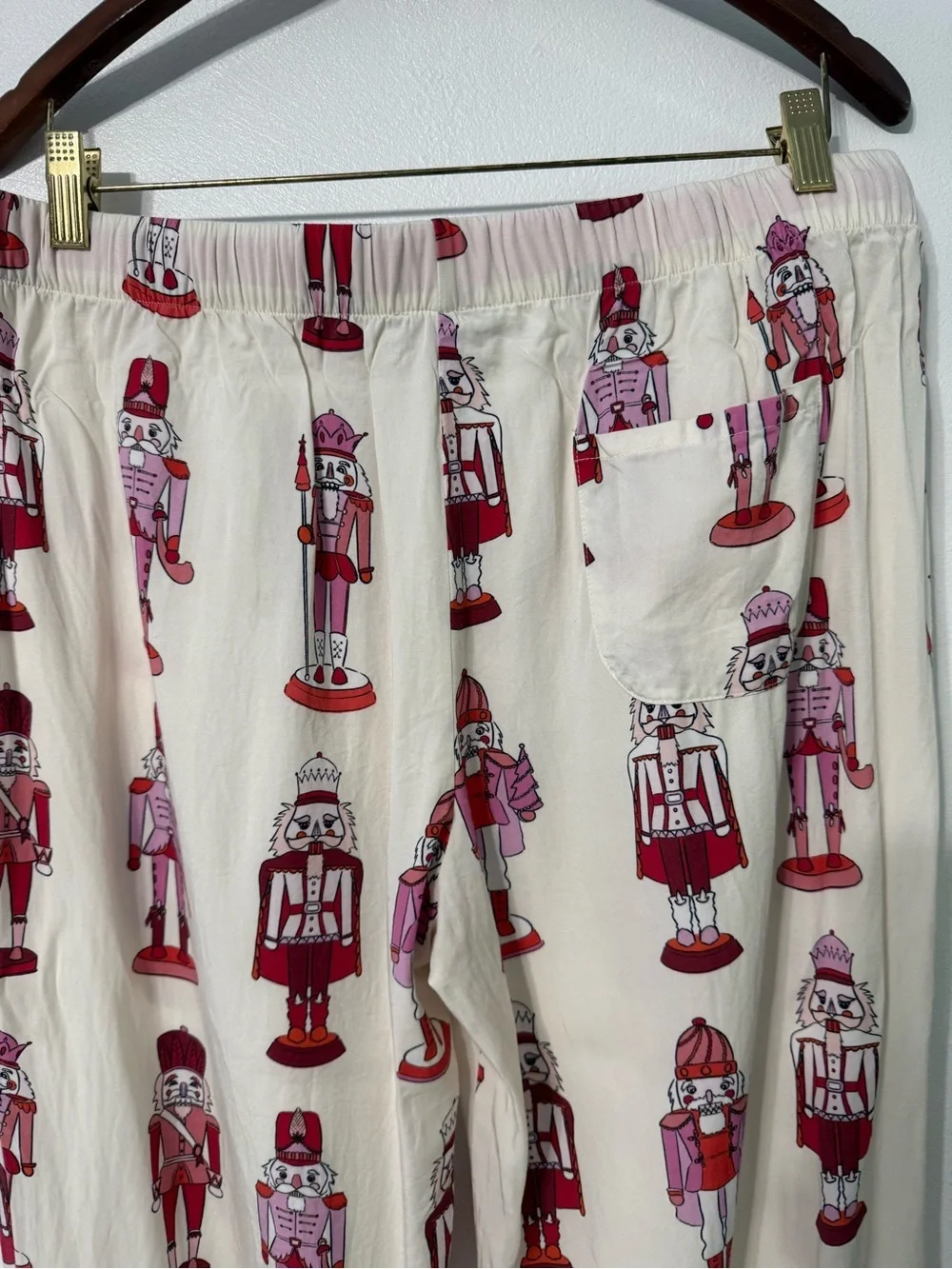 Katie Kime Holiday March Nutcracker Print Pajama Set Flaw